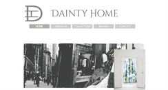 Desktop Screenshot of daintyhome.com